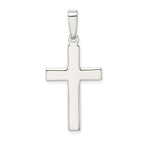 Sophia Jewelers Sterling Silver Cross Pendant with Polished & Matte Finish