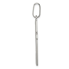 Sophia Jewelers Sterling Silver Polished Cross Pendant with Anti-Tarnish Finish