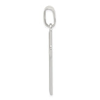 Sophia Jewelers Sterling Silver Polished Cross Pendant with Anti-Tarnish Finish