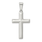 Sterling Silver Polished Cross Pendant