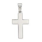 Sophia Jewelers Sterling Silver Cross Pendant with Polished Anti-Tarnish Finish