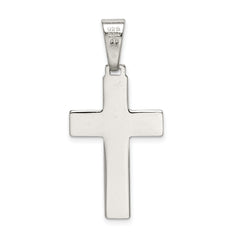 Sophia Jewelers Sterling Silver Cross Pendant with Polished Anti-Tarnish Finish