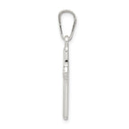 Sophia Jewelers Sterling Silver 925 Polished Cross Pendant Anti-Tarnish Finish