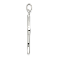 Sophia Jewelers Sterling Silver 925 Cross Pendant Polished Solid Elegance