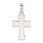 Sterling Silver 925 Cross Pendant with Polished Finish