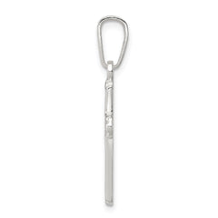 Sophia Jewelers Sterling Silver 925 Cross Pendant with Polished Anti-Tarnish Finish