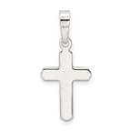 Sophia Jewelers Sterling Silver 925 Cross Pendant with Polished Anti-Tarnish Finish