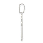 Sophia Jewelers Sterling Silver Polished Cross Pendant with Anti-Tarnish Finish