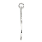 Sterling Silver 925 Cross Pendant with Polished Anti-Tarnish Finish