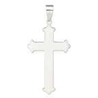 Sterling Silver 925 Cross Pendant with Polished Finish Elegant Design