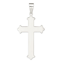Sterling Silver 925 Cross Pendant with Polished Finish Elegant Design