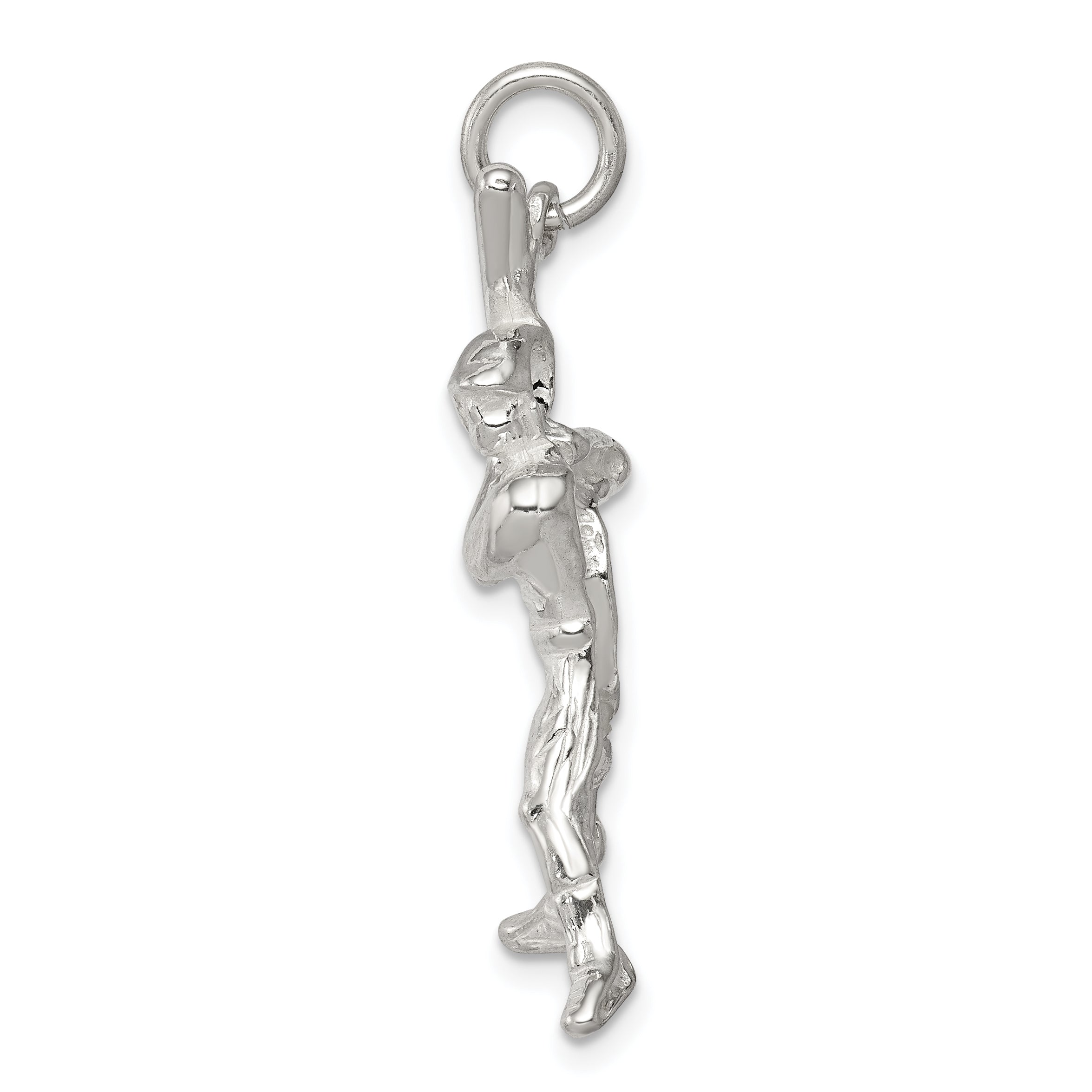 Sterling Silver Baseball Batter Charm Secondary image