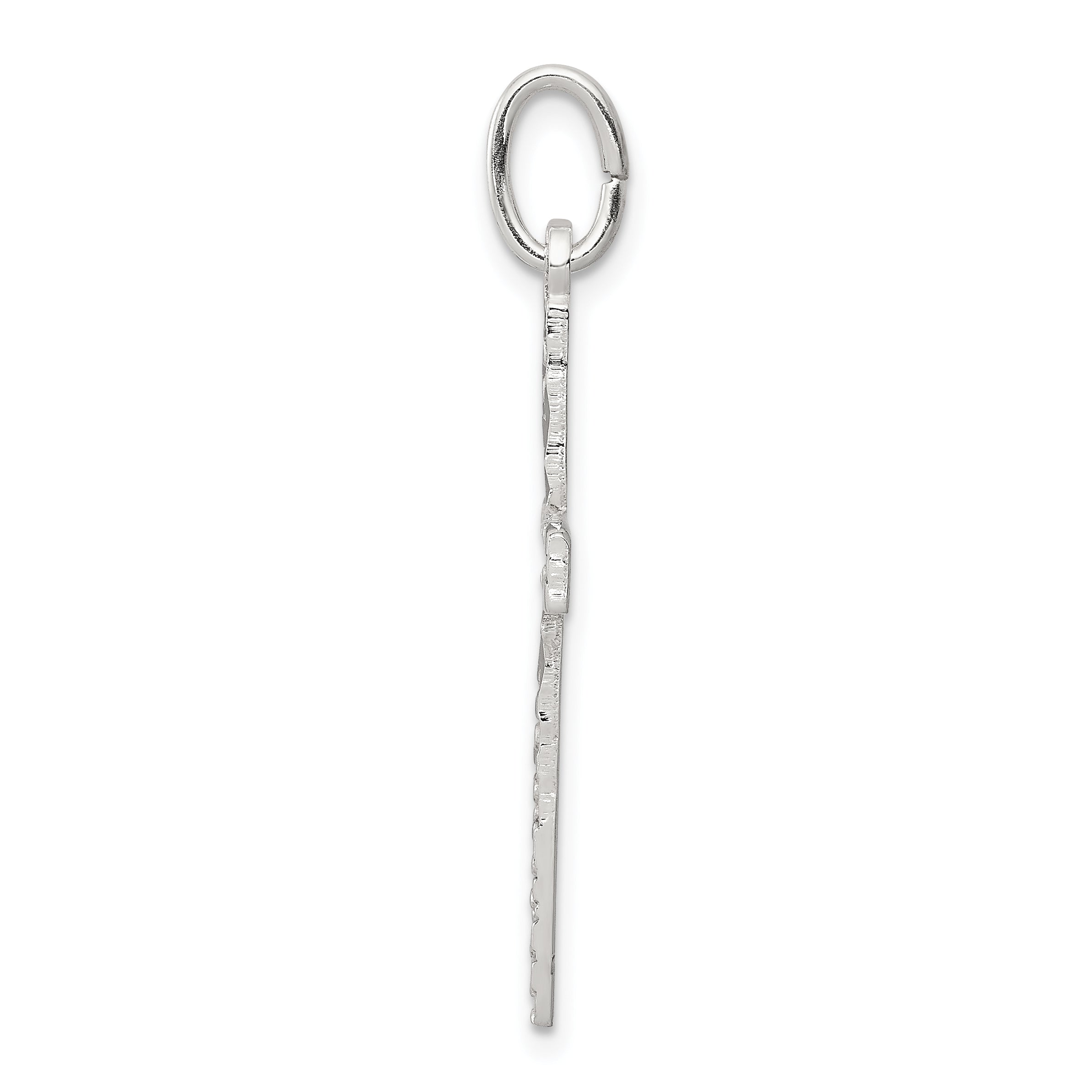 Sterling Silver 925 Cross Pendant with Anti-Tarnish Finish Secondary image
