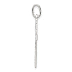 Sterling Silver 925 Cross Pendant with Anti-Tarnish Finish