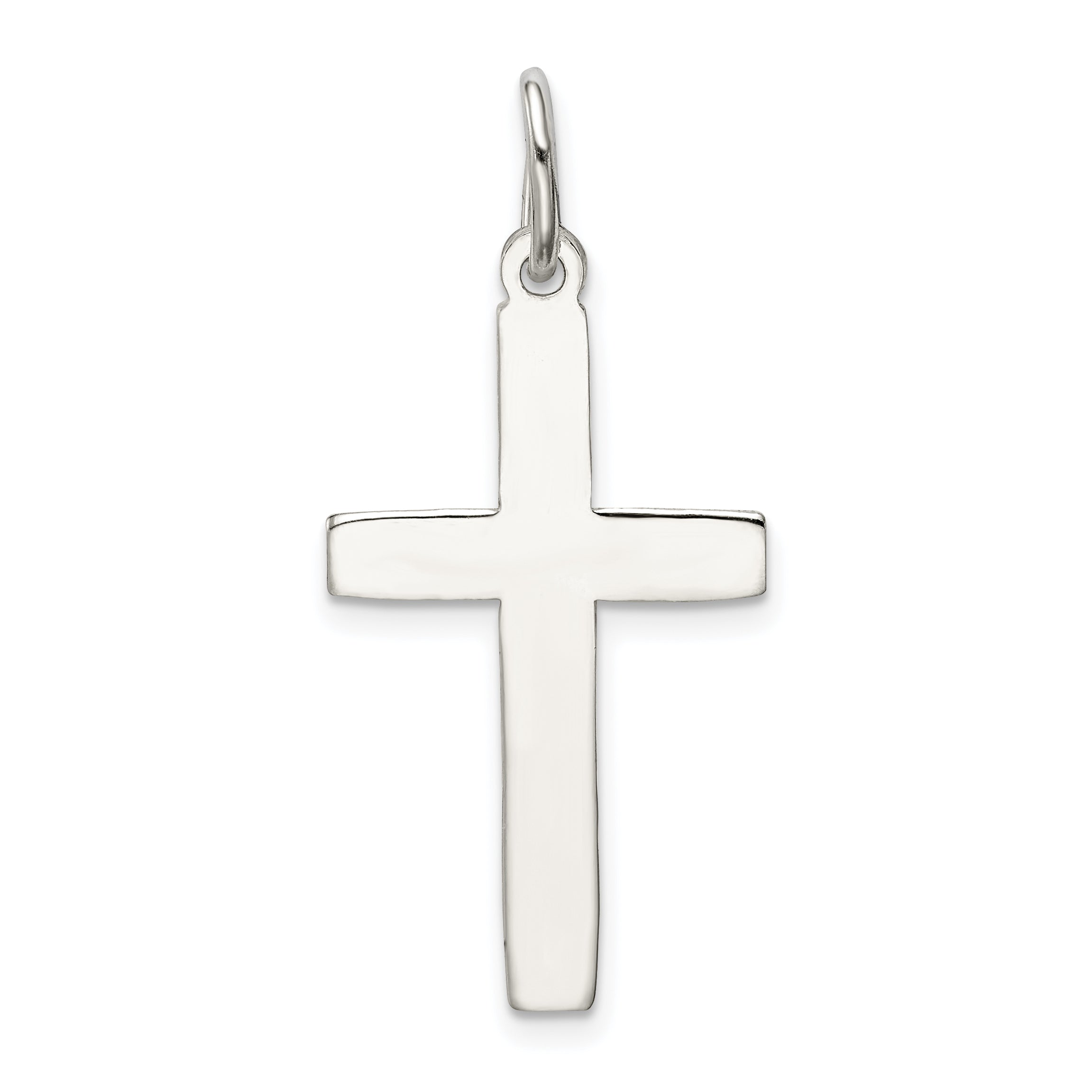 Sterling Silver 925 Cross Pendant with Anti-Tarnish Finish