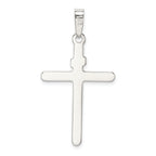 Sterling Silver 925 INRI Cross Pendant with Polished Anti-Tarnish Finish