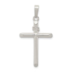 Sterling Silver Polished INRI Cross Pendant
