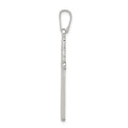 Sterling Silver 925 Polished INRI Cross Pendant Anti-Tarnish Finish