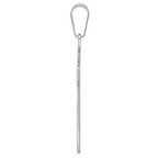Sterling Silver 925 Polished Cross Pendant with Anti-Tarnish Finish