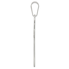 Sterling Silver 925 Polished Cross Pendant with Anti-Tarnish Finish