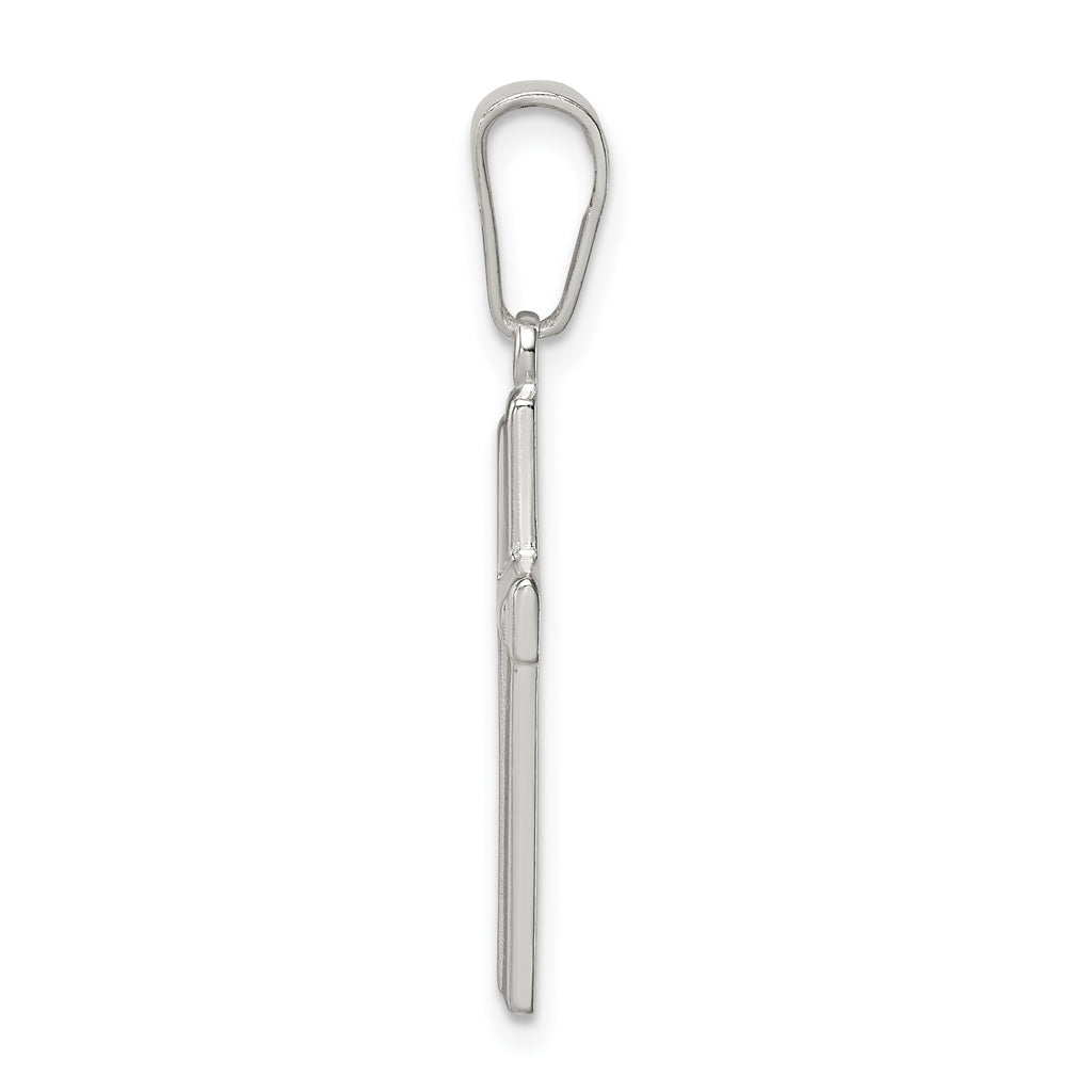 Sophia Jewelers 925 Sterling Silver Polished Cross Pendant Elegant and Anti-Tarnish