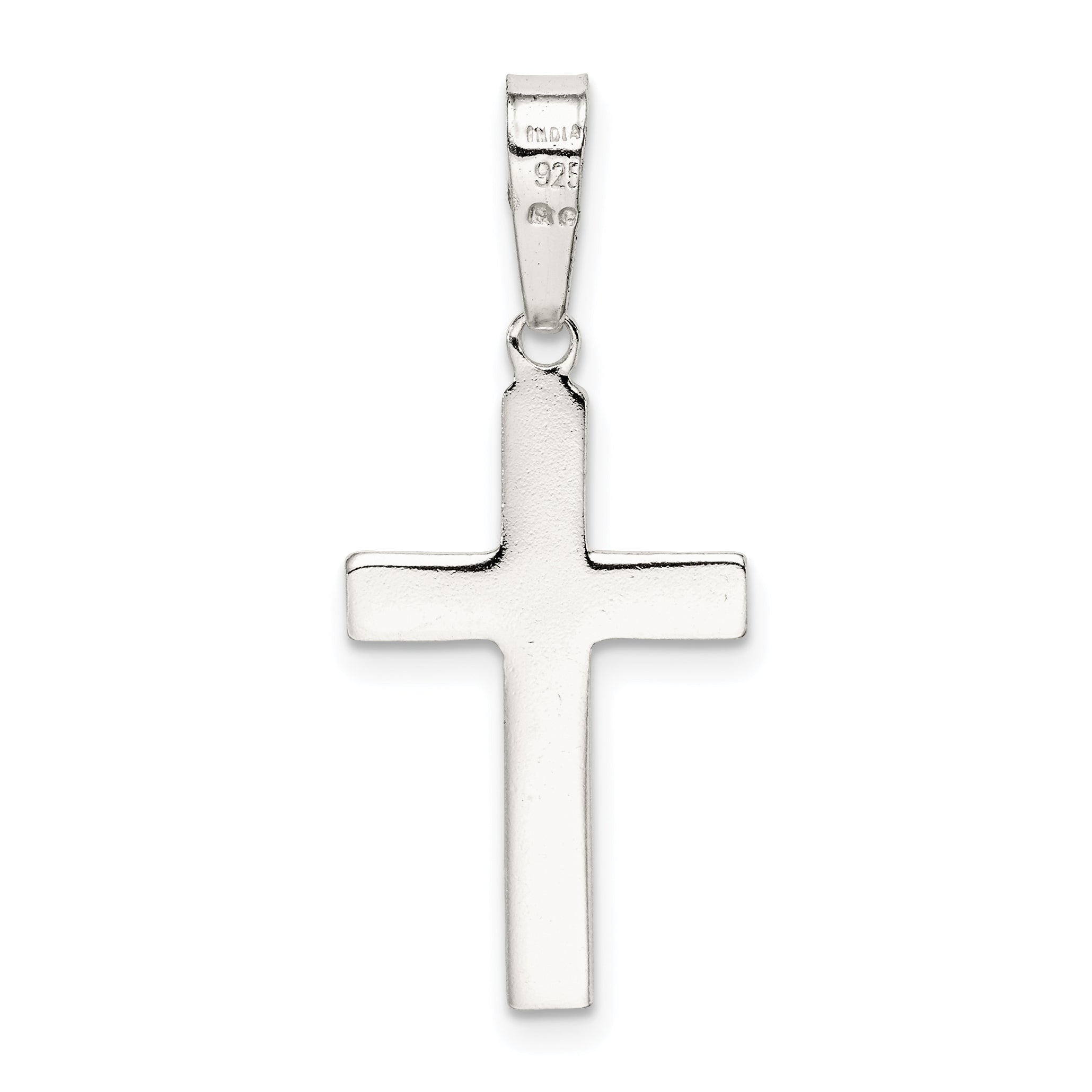 Sophia Jewelers 925 Sterling Silver Polished Cross Pendant Elegant and Anti-Tarnish