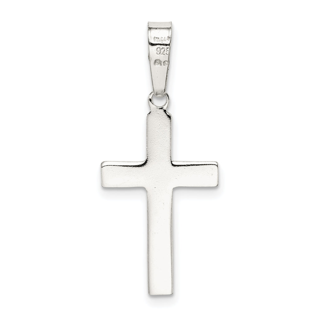 Sophia Jewelers 925 Sterling Silver Polished Cross Pendant Elegant and Anti-Tarnish