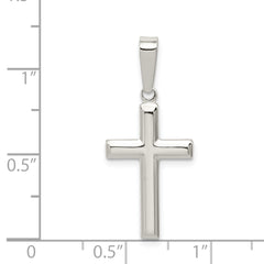Sophia Jewelers 925 Sterling Silver Polished Cross Pendant Elegant and Anti-Tarnish