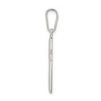 Sterling Silver 925 Cross Pendant with Polished Anti-Tarnish Finish