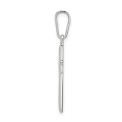 Sterling Silver 925 Cross Pendant with Polished Anti-Tarnish Finish