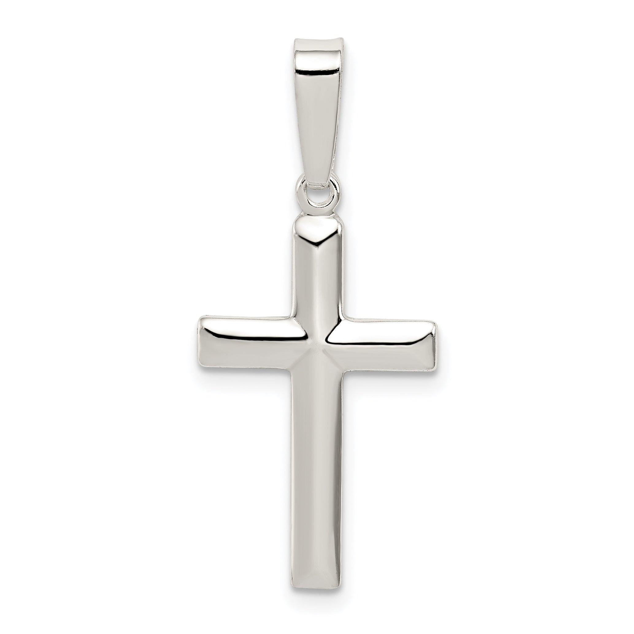 Sterling Silver Polished Cross Pendant Main image
