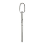 Sophia Jewelers Sterling Silver 925 Polished Cross Pendant with Anti-Tarnish Finish