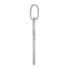 Sophia Jewelers Sterling Silver 925 Polished Cross Pendant with Anti-Tarnish Finish