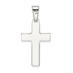 Sophia Jewelers Sterling Silver 925 Polished Cross Pendant with Anti-Tarnish Finish
