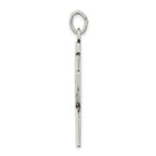 Sterling Silver 925 Irish Cross Pendant with Antiqued Satin Finish
