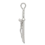Sterling Silver 925 Crucifix Pendant with Polished Anti-Tarnish Finish
