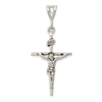 Sterling Silver Antiqued Crucifix Charm