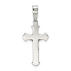 Sterling Silver 925 Polished Crucifix Pendant with Anti-Tarnish Finish