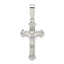 Sterling Silver Polished Crucifix Pendant