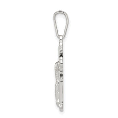 Sophia Jewelers 925 Sterling Silver Polished Crucifix Pendant Anti-Tarnish