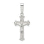 Sterling Silver Polished Crucifix Pendant