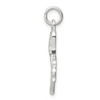 Sterling Silver 925 Angel Pendant with Clear CZ Elegance