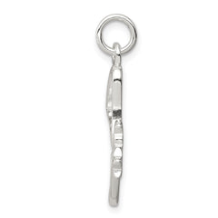 Sterling Silver 925 Angel Pendant with Clear CZ Elegance