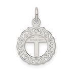 Sophia Jewelers 925 Sterling Silver Cross Pendant with Polished Finish