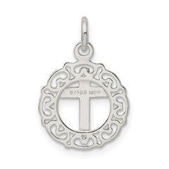 Sophia Jewelers 925 Sterling Silver Cross Pendant with Polished Finish