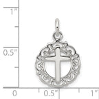 Sophia Jewelers 925 Sterling Silver Cross Pendant with Polished Finish