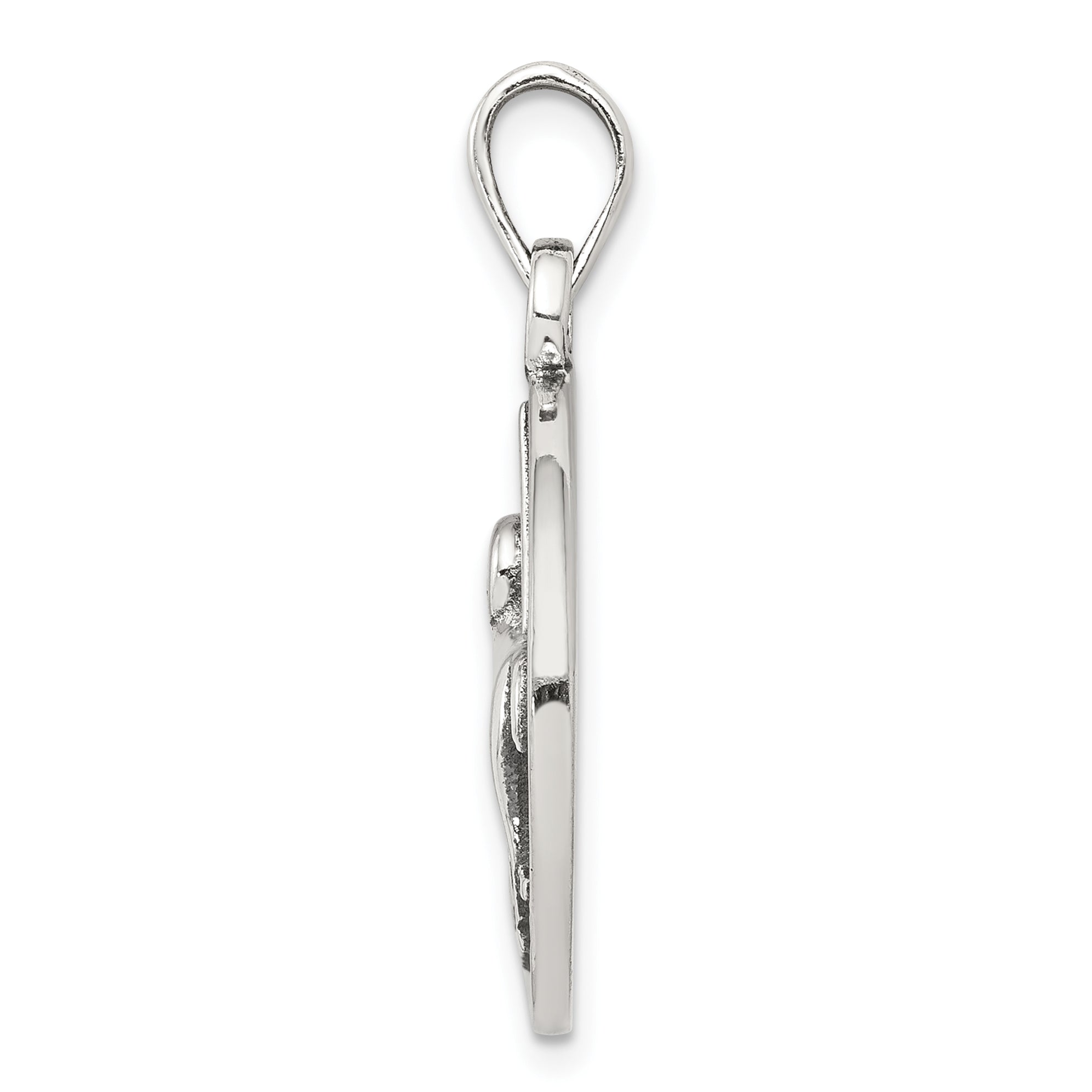 Sterling Silver 925 Aries Zodiac Pendant with Antique Finish Secondary image