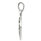 Sterling Silver 925 Leo Pendant with Polished Antique Finish