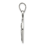 Sterling Silver 925 Capricorn Zodiac Pendant with Antique Finish