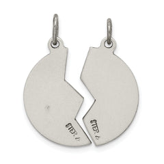 Sterling Silver 925 Mizpah Pendant Set with Antiqued Finish